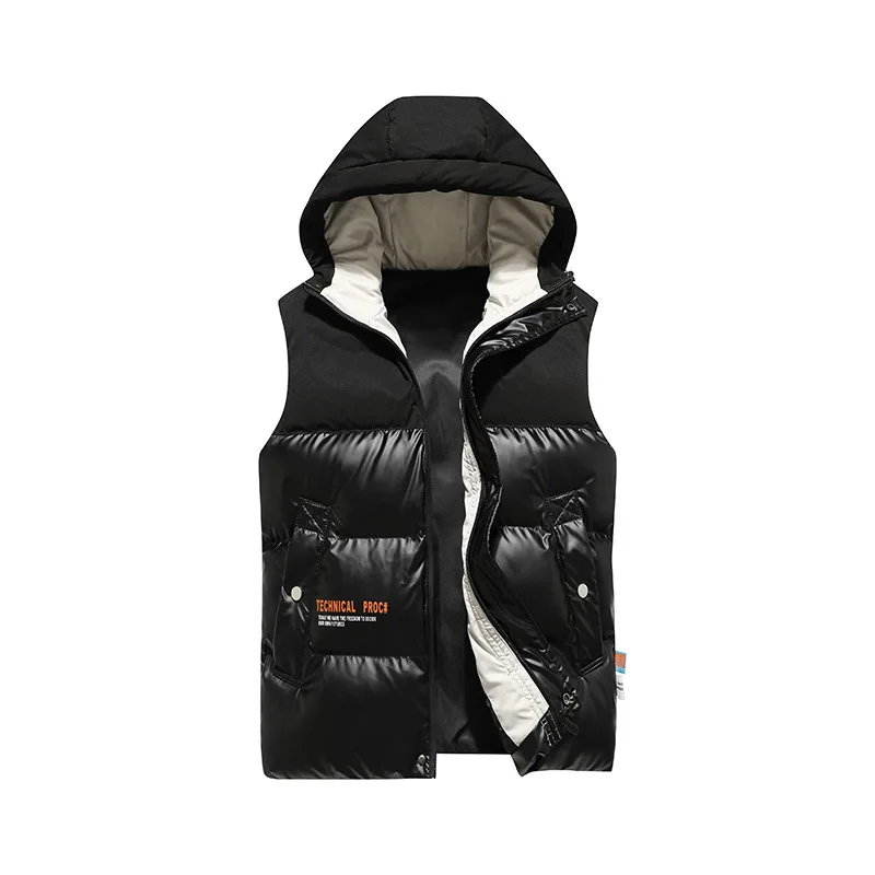 Men Winter Hooded Vest Zipper Jackets Sleeveless Casual Waistcoat Vests Cotton Down Jacket Men Clothing
Men Winter Hooded Vest Zipper Jackets Sleeveless Casual Waistcoat Vests Cotton Down Jacket Men Clothing