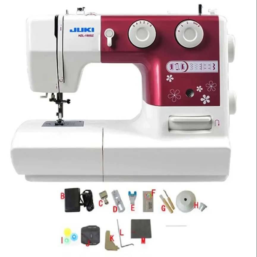 Juki Heavy Duty Overlock Sewing Machines 8 Built-in Stitches Metal Frame Twin Needle Multifunctional Household Zooming Sewi Tool
Juki Heavy Duty Overlock Sewing Machines 8 Built-in Stitches Metal Frame Twin Needle Multifunctional Household Zooming Sewi Tool