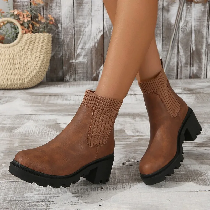 2023 Brand Ladies Shoes Slip-on Women's Boots Fashion Sewing Casual Boots Women Hot Sale Round Toe Platform Shoes FemaleZapatos
2023 Brand Ladies Shoes Slip-on Women's Boots Fashion Sewing Casual Boots Women Hot Sale Round Toe Platform Shoes FemaleZapatos