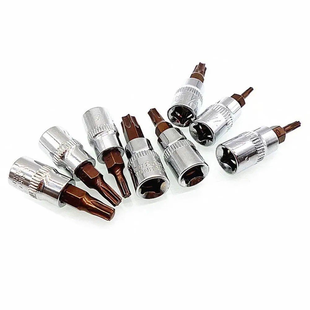 Hex Torx Screwdriver Bit 1/4" Hex Head Screwdriver Bit Hand Tools T8-T40 Drive Socket Head Screwdriver Material Hand Tool Set
Hex Torx Screwdriver Bit 1/4" Hex Head Screwdriver Bit Hand Tools T8-T40 Drive Socket Head Screwdriver Material Hand Tool Set