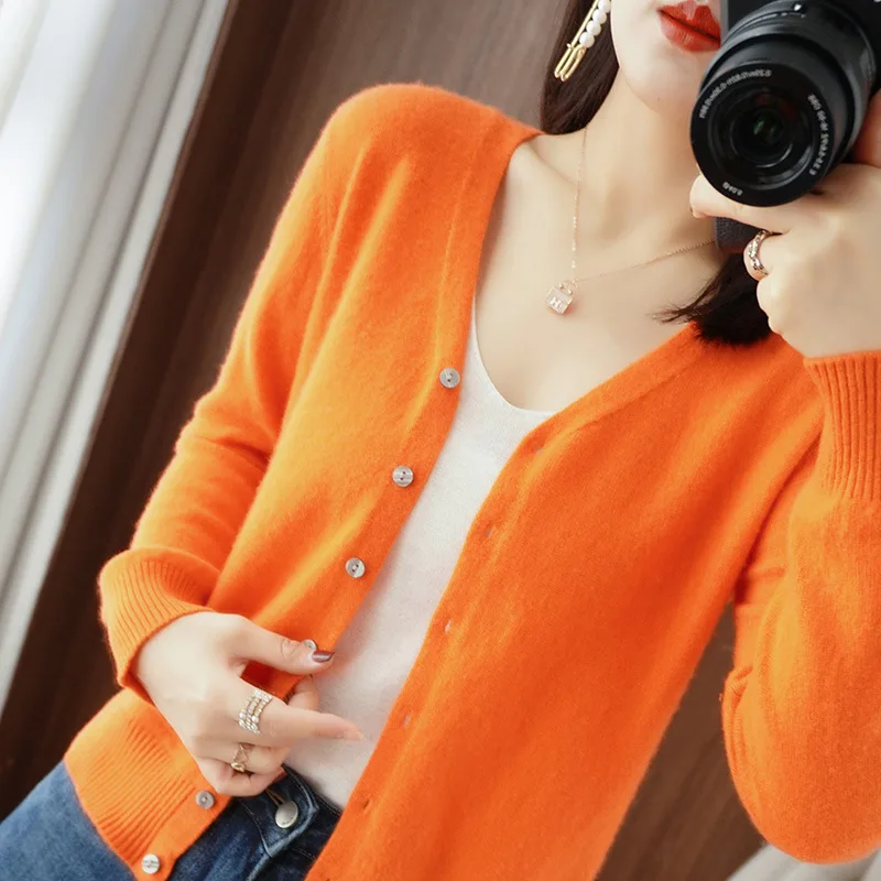 Fashion Knit Single Sleeve Long 2023 Knitwears Women Cardigan Sweater Breasted Casual Winter Autumn Cardigans Warm Spring Korean
Fashion Knit Single Sleeve Long 2023 Knitwears Women Cardigan Sweater Breasted Casual Winter Autumn Cardigans Warm Spring Korean