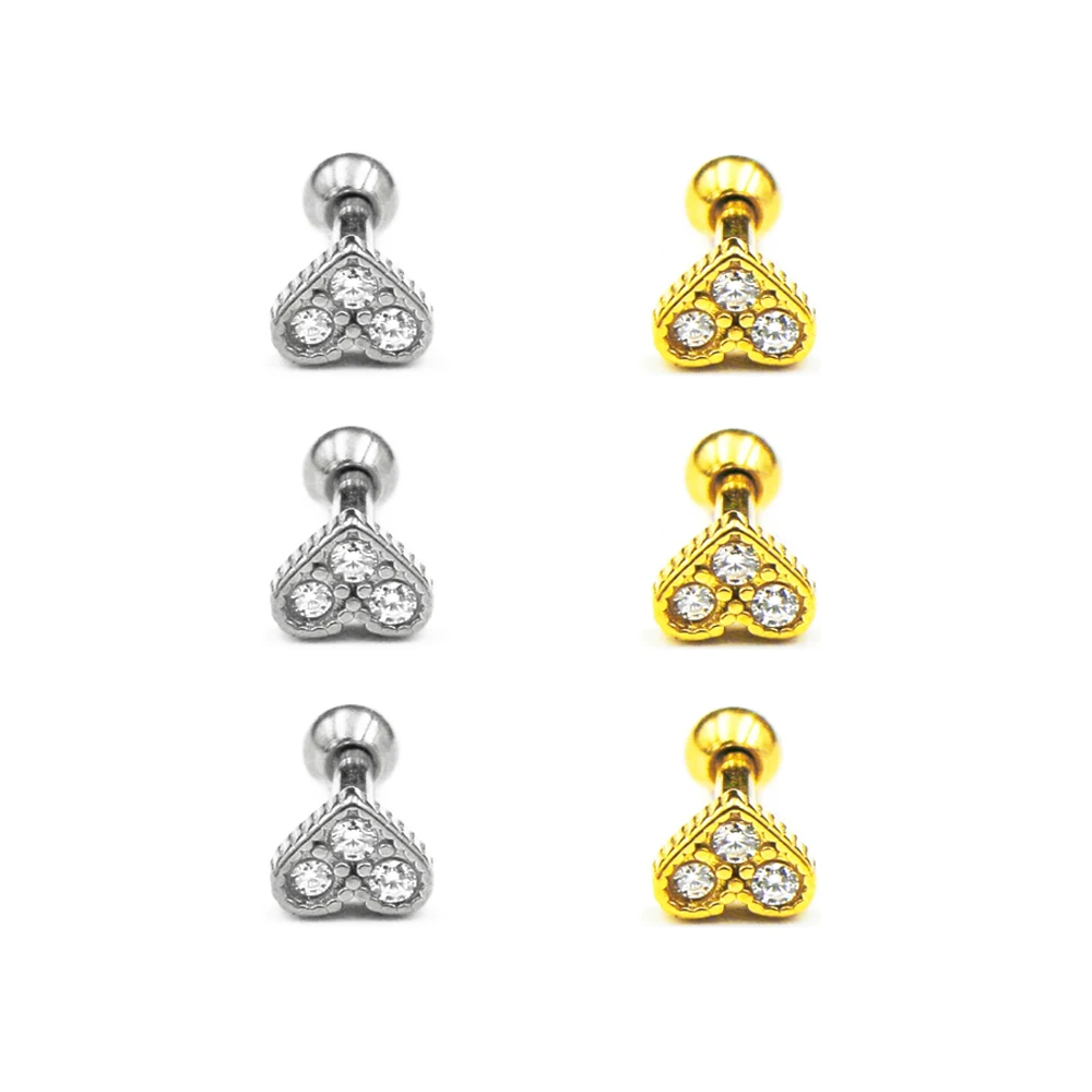 Peach Love Heart CZ Zircon Cartilate Earrings Helix Rook Daith Conch Tragus Lobe Piercing Ear Stud 316L Surgical Steel 16G
Peach Love Heart CZ Zircon Cartilate Earrings Helix Rook Daith Conch Tragus Lobe Piercing Ear Stud 316L Surgical Steel 16G