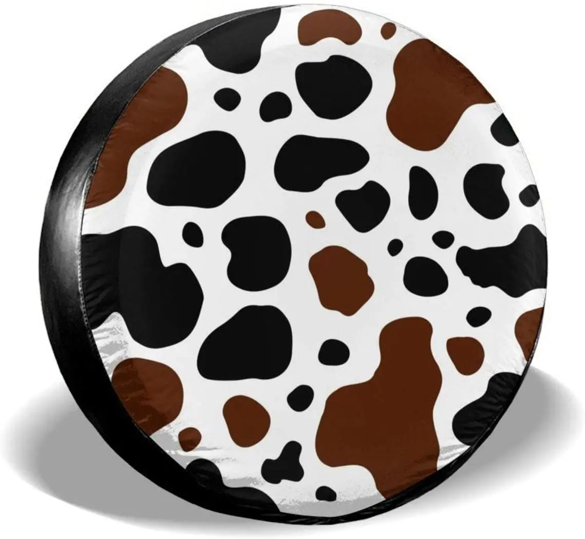 White Cow Print Black Brown Spot Spare Tire Cover Waterproof Dust-Proof UV Sun Wheel Tire Cover Fit Suitable for most vehicles
White Cow Print Black Brown Spot Spare Tire Cover Waterproof Dust-Proof UV Sun Wheel Tire Cover Fit Suitable for most vehicles