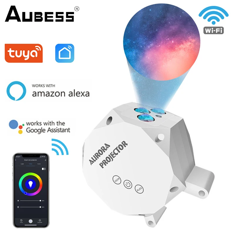 Aubess Tuya Wifi Control Galaxy Projector Light Starry Sky Night Light Music Nebula Galaxy Lights Work With Alexa Gifts For Kids
Aubess Tuya Wifi Control Galaxy Projector Light Starry Sky Night Light Music Nebula Galaxy Lights Work With Alexa Gifts For Kids