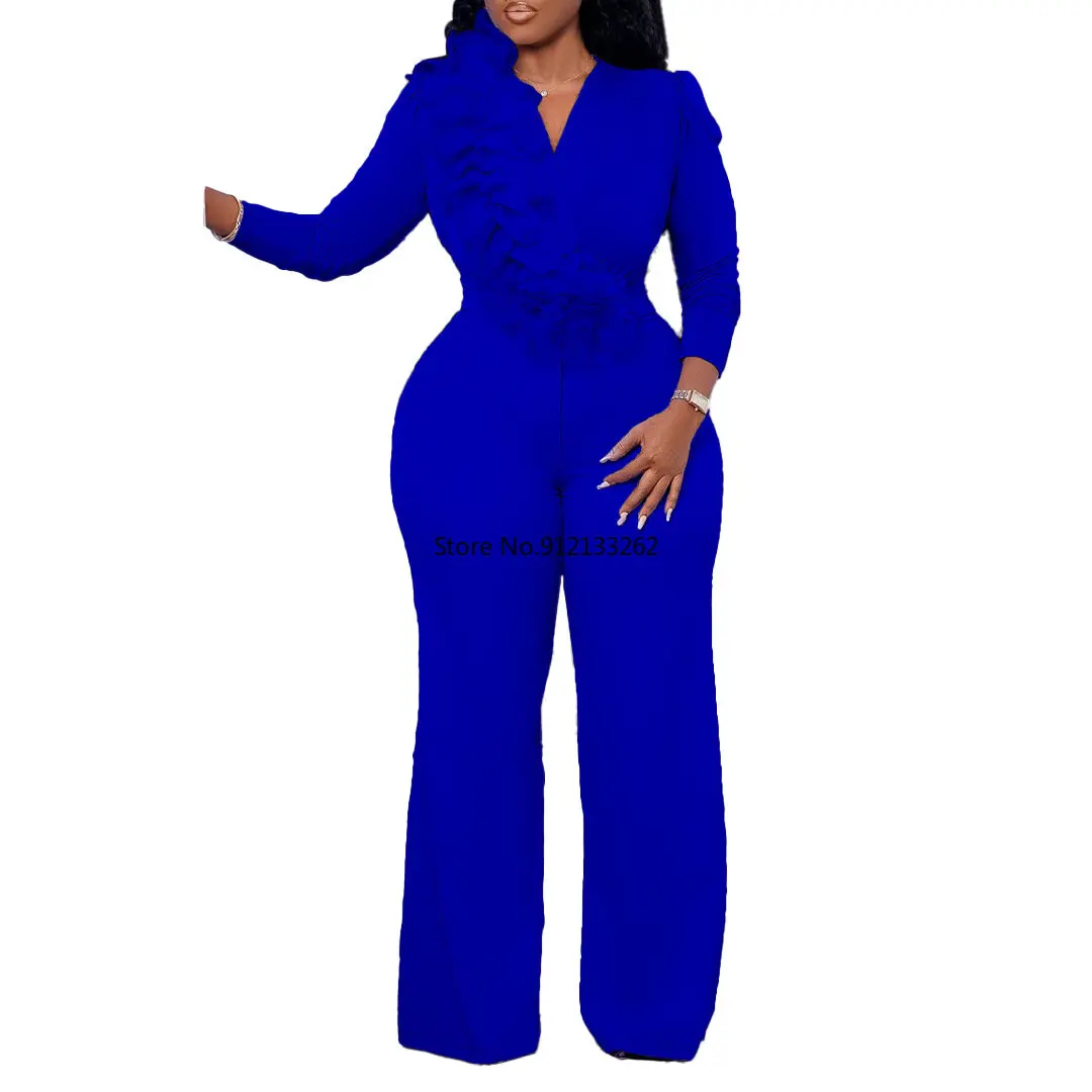 Elegant Jumpsuits Women 2023 New Female Solid V Neck Full Sleeve High Waisted Sheath Fashion Party Birthday Wedding Overalls New
Elegant Jumpsuits Women 2023 New Female Solid V Neck Full Sleeve High Waisted Sheath Fashion Party Birthday Wedding Overalls New