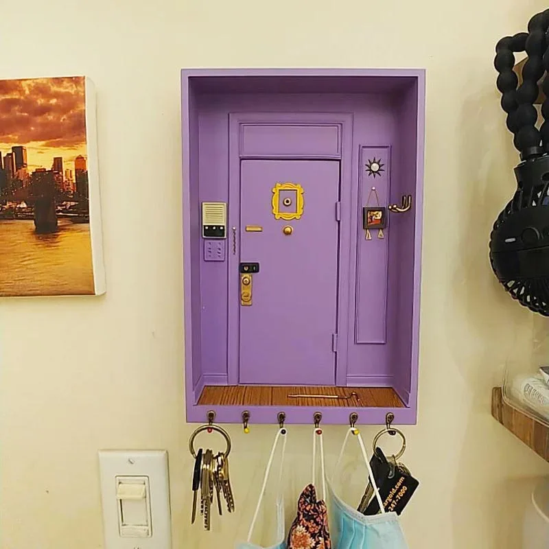 Friends Key Holder Shelf Organizer Door Wooden Box Decoration Wall Home Decor Handmade Decoration Monica's Valentine's Day Gift
Friends Key Holder Shelf Organizer Door Wooden Box Decoration Wall Home Decor Handmade Decoration Monica's Valentine's Day Gift