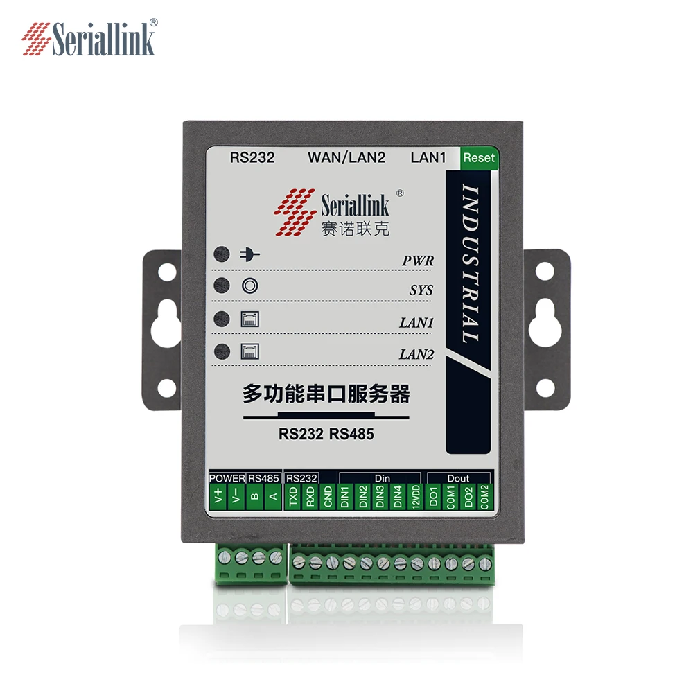 Modbus RS232 RS485 Serial To TCP/IP Ethernet Converter Serial Device Server Support Modbus RTU And TCP
Modbus RS232 RS485 Serial To TCP/IP Ethernet Converter Serial Device Server Support Modbus RTU And TCP