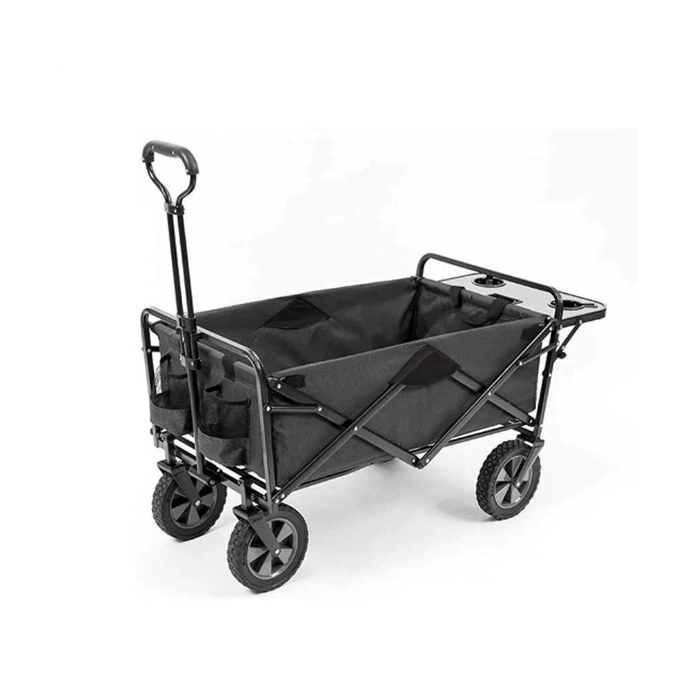 Collapsible Outdoor Utility Wagon with Folding Table and Drink Holders Gray portable garden wagon camping wagon cart
Collapsible Outdoor Utility Wagon with Folding Table and Drink Holders Gray portable garden wagon camping wagon cart