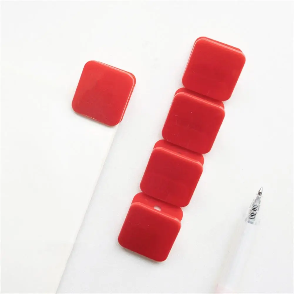 Long Lasting 5Pcs Wonderful Thoughtfully Constructed Square Stationery Clip Acrylic Stationery Clip Convenient for Home
Long Lasting 5Pcs Wonderful Thoughtfully Constructed Square Stationery Clip Acrylic Stationery Clip Convenient for Home