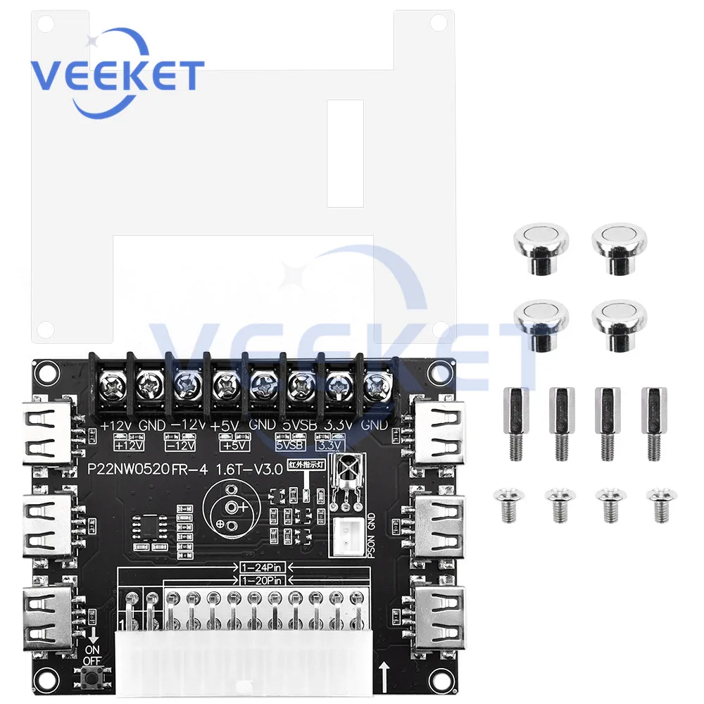 USB Infrared Detection Charging Desktop Computer Case Power Supply ATX Adaptor Board Power Output Module Power Supply Wiring
USB Infrared Detection Charging Desktop Computer Case Power Supply ATX Adaptor Board Power Output Module Power Supply Wiring
