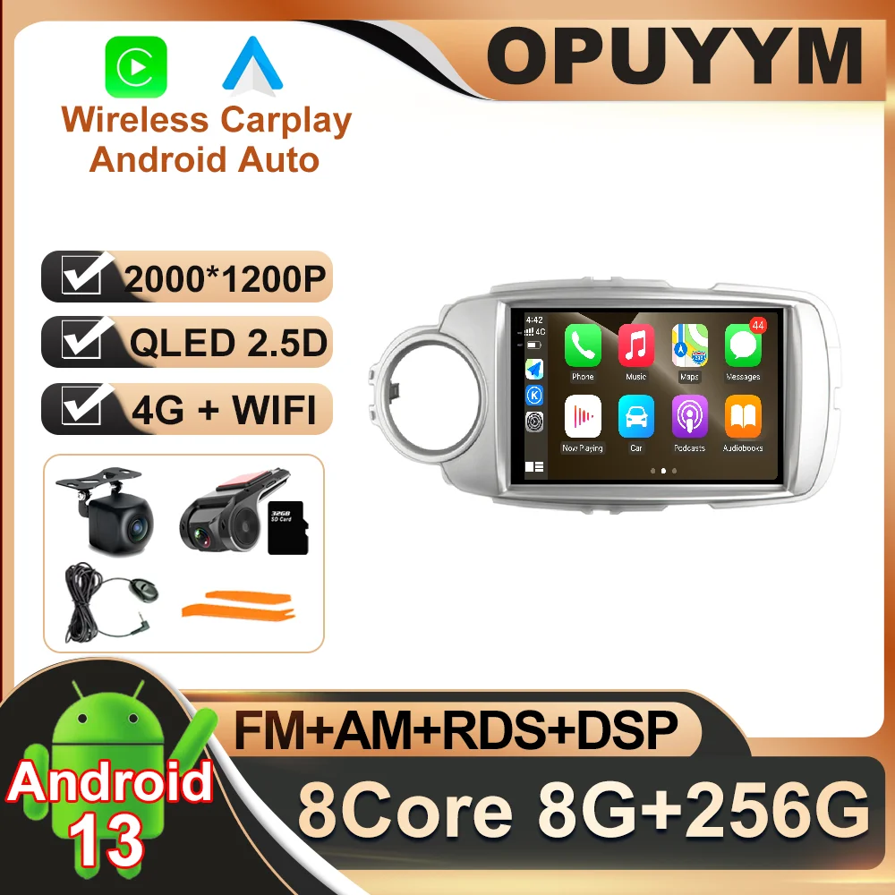 Автомобильный радиоприемник 9 дюймов Android 13 для Toyota Yaris 2012 - 2017 DSP 4G LTE RDS Стерео Авторадио ADAS мультимедиа QLED навигация GPS BT
Автомобильный радиоприемник 9 дюймов Android 13 для Toyota Yaris 2012 - 2017 DSP 4G LTE RDS Стерео Авторадио ADAS мультимедиа QLED навигация GPS BT