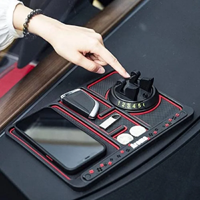 4-In-1 Non-Slip Phone Pad Universal Car 360 Degrees Rotating Anti-Slip Mat For Car Phone Holder Car Interior Accessories
4-In-1 Non-Slip Phone Pad Universal Car 360 Degrees Rotating Anti-Slip Mat For Car Phone Holder Car Interior Accessories