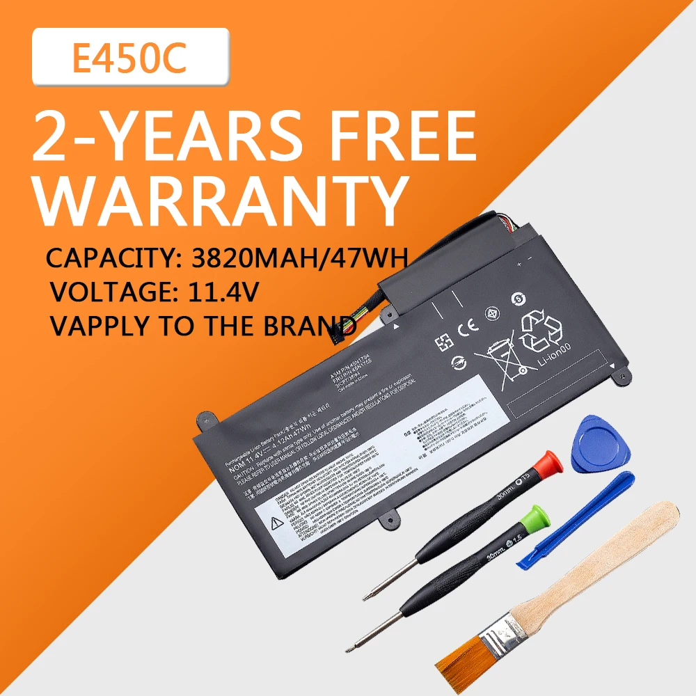 45N1756 45N1755 45N1754 Battery For Lenovo ThinkPad E455 E450 E450C E460 E460C E465 E465C 45N1757 45N1753 45N1752 47Wh 11.4V 
45N1756 45N1755 45N1754 Battery For Lenovo ThinkPad E455 E450 E450C E460 E460C E465 E465C 45N1757 45N1753 45N1752 47Wh 11.4V