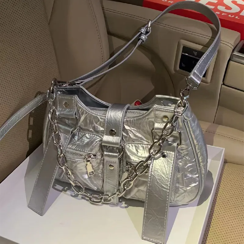 Stylish Pleated Handlebags for Women PU Cloud Bags Leisure Armpit Bag Shopping Shoulder Bags Female Fashion Handbag
Stylish Pleated Handlebags for Women PU Cloud Bags Leisure Armpit Bag Shopping Shoulder Bags Female Fashion Handbag