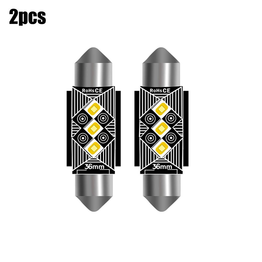 2x 31-41MM Double Tip 3030 3SMD Non-Polar Dome Light Car LED Indoor Reading Light Car Bi-point Reading Light License Plate Light
2x 31-41MM Double Tip 3030 3SMD Non-Polar Dome Light Car LED Indoor Reading Light Car Bi-point Reading Light License Plate Light