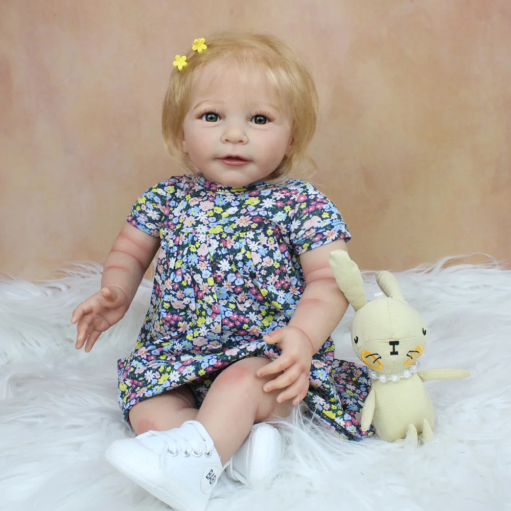 22 inch Reborn Doll молд реборн Kawaii Silicone Full Body munecas para ninas bebe silicona cuerpo entero 100℅ real
22 inch Reborn Doll молд реборн Kawaii Silicone Full Body munecas para ninas bebe silicona cuerpo entero 100℅ real
