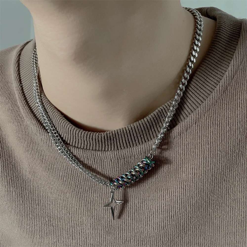 Coconal Fashion Silver Color Men Cross Panel Titanium Necklace Pendant Fashion Necklace Party Gifts Necklace
Coconal Fashion Silver Color Men Cross Panel Titanium Necklace Pendant Fashion Necklace Party Gifts Necklace