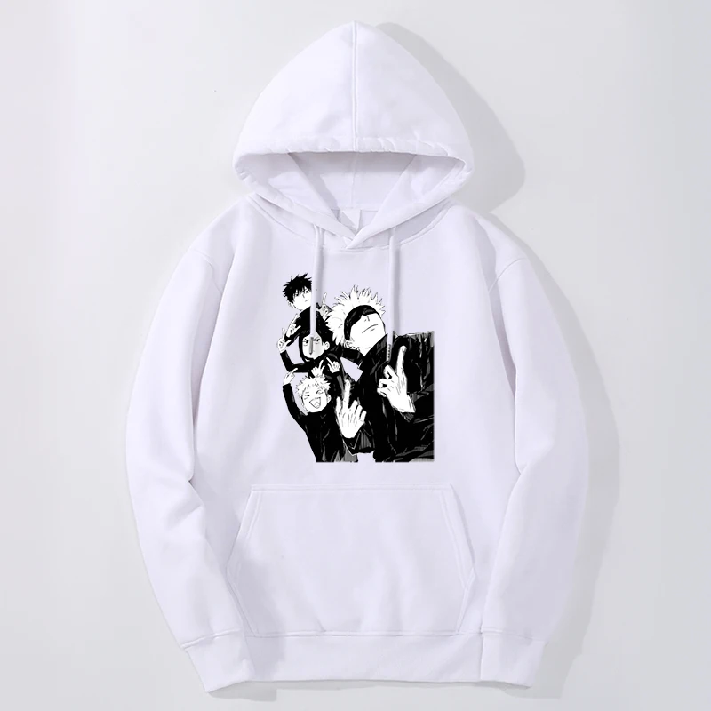Jujutsu Kaisen Winter Hoodies Sweatshirts Men Women Gojo Satoru Anime Hoody Long Sleeve Harajuku Long Sleeve Hoody Pullover
Jujutsu Kaisen Winter Hoodies Sweatshirts Men Women Gojo Satoru Anime Hoody Long Sleeve Harajuku Long Sleeve Hoody Pullover