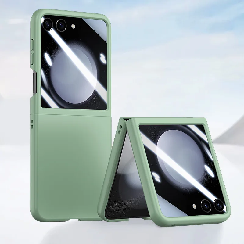 For Samsung Flip 5 Shockproof Cell Phone Thin Case for Samsung Galaxy Z Flip 5 Flip5 Zflip5 5G Temepred Glass Film Cover Capa
For Samsung Flip 5 Shockproof Cell Phone Thin Case for Samsung Galaxy Z Flip 5 Flip5 Zflip5 5G Temepred Glass Film Cover Capa