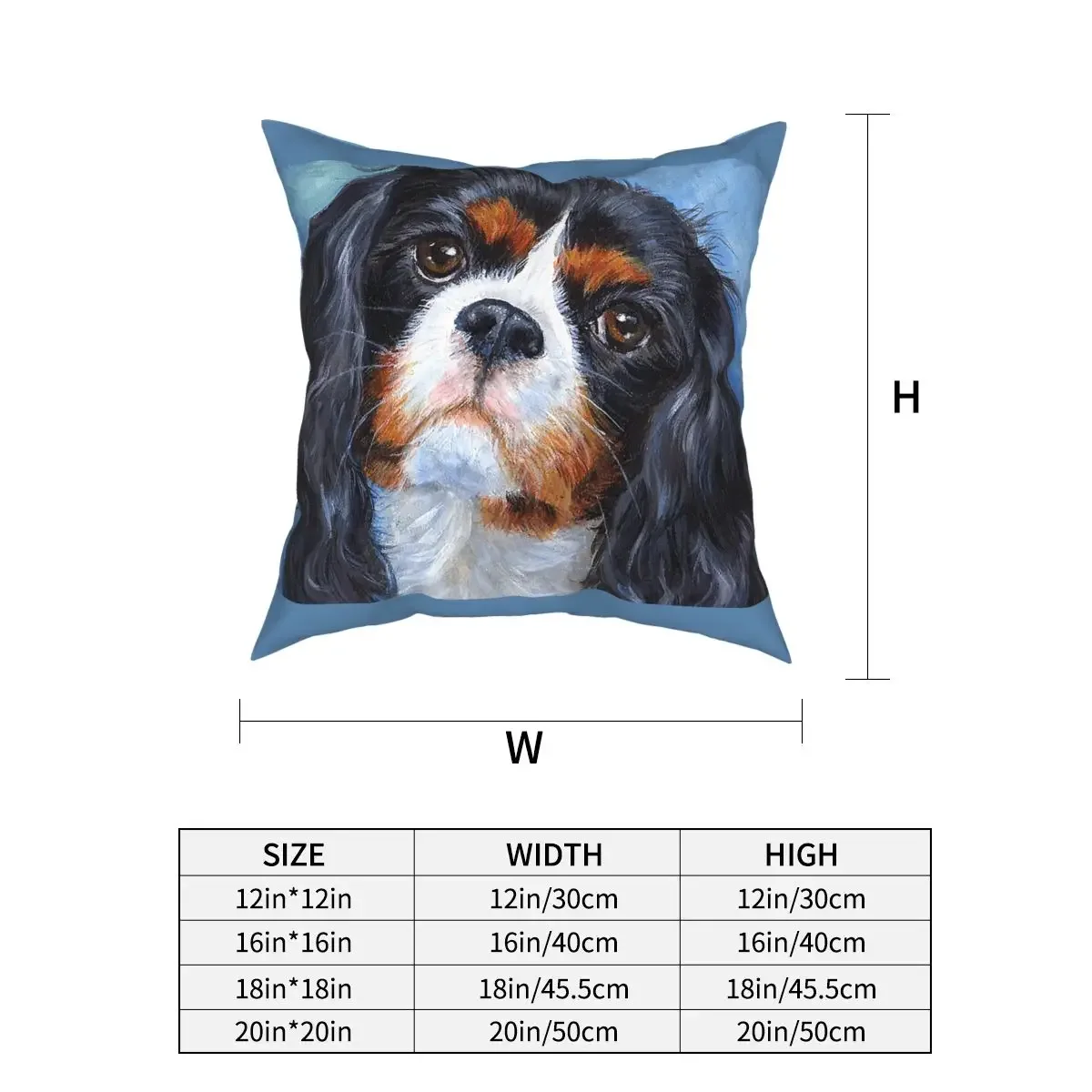Наволочка для подушки Cavalier King Charles Spaniel 45x45 см
Наволочка для подушки Cavalier King Charles Spaniel 45x45 см