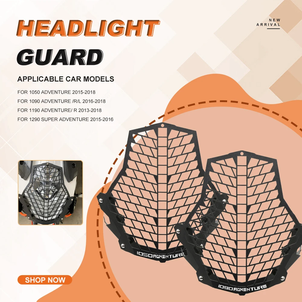 Headlight Protector Cover Grill For 1050 Adventure 1090 1190 ADVENTURE /R/L 1290 Super Adv 2013-2015-2018 Motorcycle Accessories
Headlight Protector Cover Grill For 1050 Adventure 1090 1190 ADVENTURE /R/L 1290 Super Adv 2013-2015-2018 Motorcycle Accessories