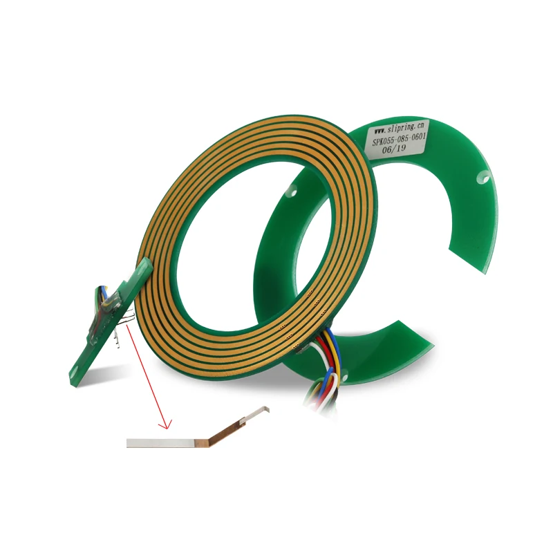 Flat Slip Ring 2 Circuits 5A hole size 25mm Transferring Current and Signal with High Rotating Speed
Flat Slip Ring 2 Circuits 5A hole size 25mm Transferring Current and Signal with High Rotating Speed