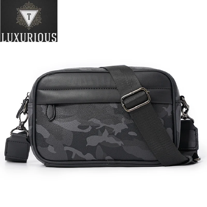 Fashion Men's Business Shoulder 2024 New Trend Camouflage Crossbody Bag High Quality PU Leather Messenger Bags Male Pocket
Fashion Men's Business Shoulder 2024 New Trend Camouflage Crossbody Bag High Quality PU Leather Messenger Bags Male Pocket