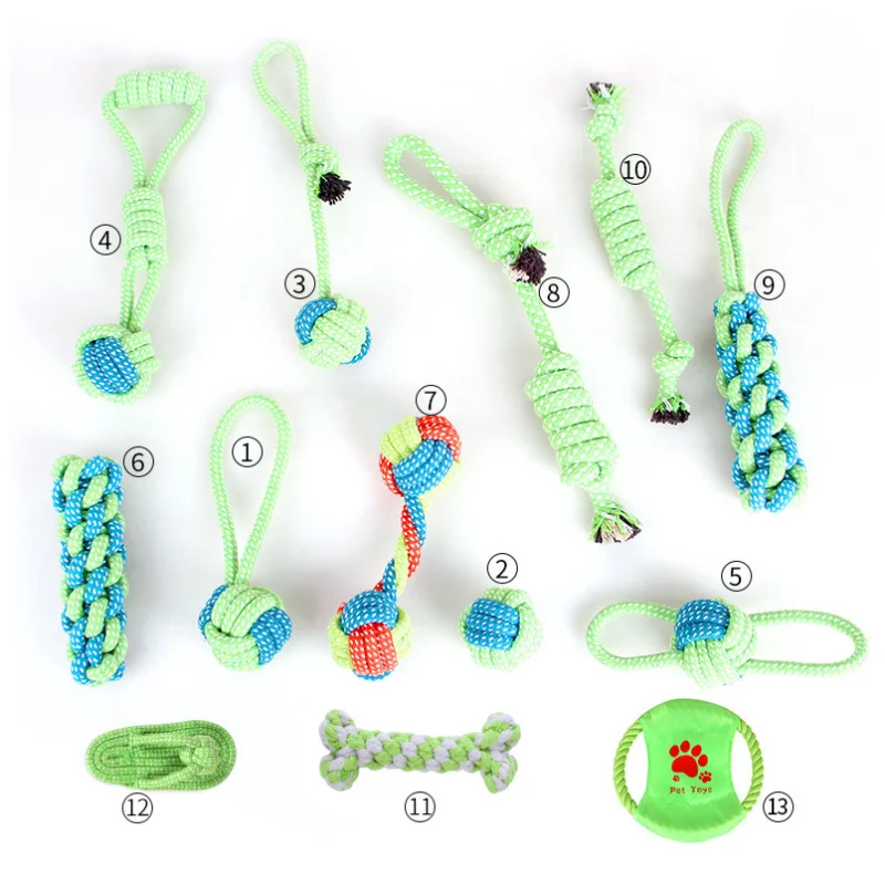 13PCS Pet Toys for Small Dogs Rubber Resistance To Bite Dog Toy Teeth Cleaning Chew Training Toys Pet Supplies Puppy
13PCS Pet Toys for Small Dogs Rubber Resistance To Bite Dog Toy Teeth Cleaning Chew Training Toys Pet Supplies Puppy