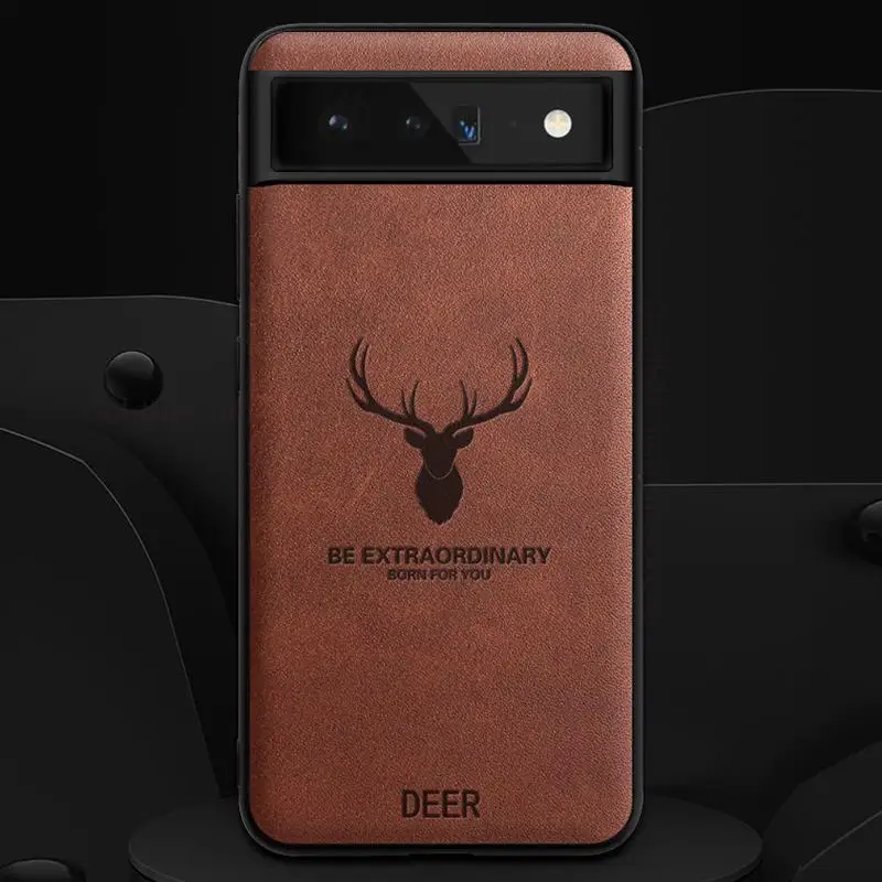 Leather Phone Case For Google Pixel 7 6 Pro Fundas Cartoon Elk Deer Head Shockproof Cover For Pixel 6 Pro Ultra Slim Phone Cover
Leather Phone Case For Google Pixel 7 6 Pro Fundas Cartoon Elk Deer Head Shockproof Cover For Pixel 6 Pro Ultra Slim Phone Cover