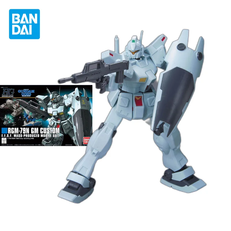Bandai Original GUNDAM HGUC H120 RGM-79N GM CUSTOM 1/144 Anime Action Figure Assembly Model Toys Collectible Gifts For Children
Bandai Original GUNDAM HGUC H120 RGM-79N GM CUSTOM 1/144 Anime Action Figure Assembly Model Toys Collectible Gifts For Children