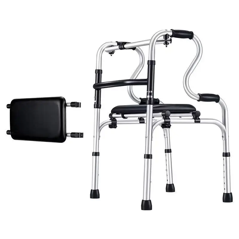 Home Elderly Foldable Walker Chair Aluminum Alloy Walking Aid Standing Frame Walking Stick Chair Disabled Mobility Training Tool
Home Elderly Foldable Walker Chair Aluminum Alloy Walking Aid Standing Frame Walking Stick Chair Disabled Mobility Training Tool