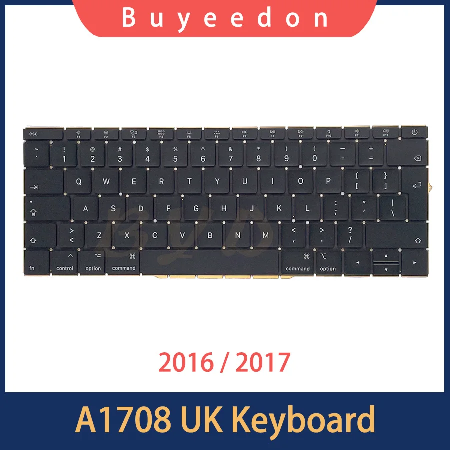 Новая сменная клавиатура A1708, британская раскладка для Macbook Pro Retina 13 дюймов, a1708, конец 2016, Mid 2017
Новая сменная клавиатура A1708, британская раскладка для Macbook Pro Retina 13 дюймов, a1708, конец 2016, Mid 2017
