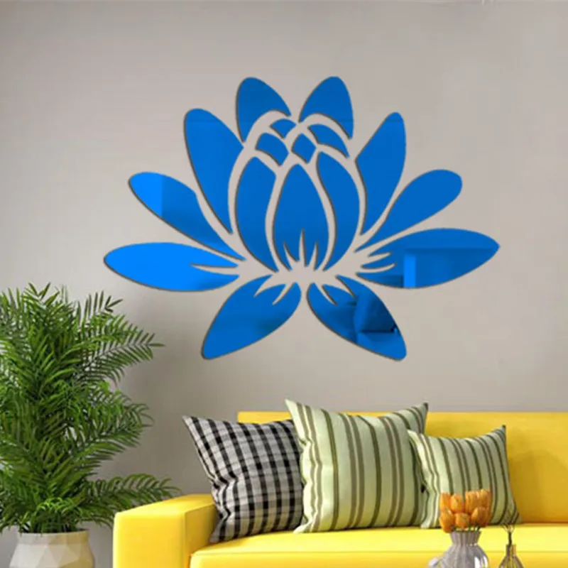 European Style Home Decor Mirror Wall Stickers Simple Lotus Stickers Living Room Background Wall Bedroom Decoration Supplies
European Style Home Decor Mirror Wall Stickers Simple Lotus Stickers Living Room Background Wall Bedroom Decoration Supplies