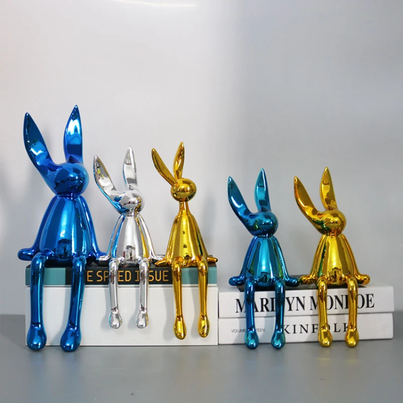 Seated rabbit electroplating resin crafts, cute and interesting animals, home desks, bedroom accessories, holiday gifts.
Seated rabbit electroplating resin crafts, cute and interesting animals, home desks, bedroom accessories, holiday gifts.