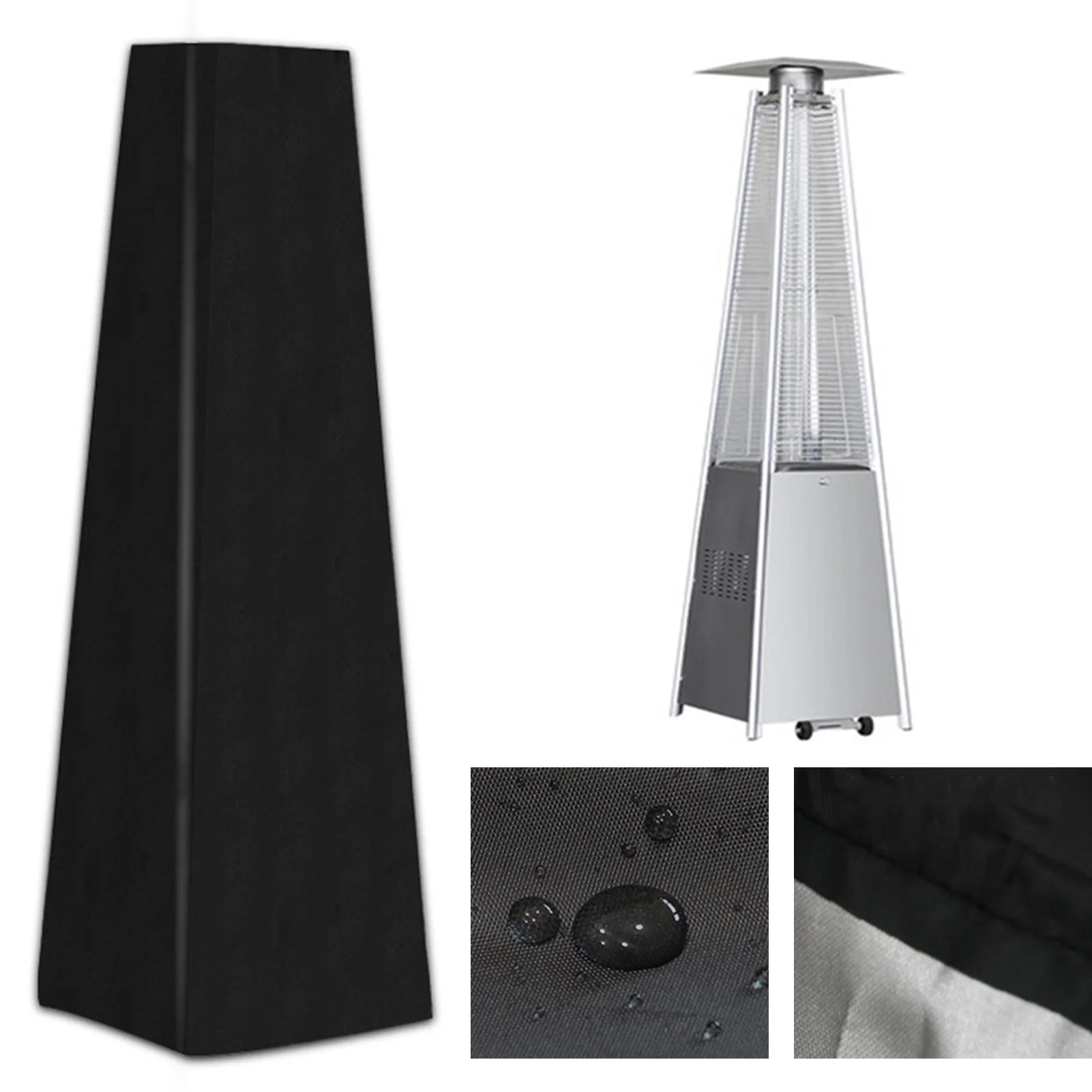 Outdoor Patio Heater Covers Anti-Snow Waterproof Dustproof Wind-Resistant for Home Outdoor Garden Treasure
Outdoor Patio Heater Covers Anti-Snow Waterproof Dustproof Wind-Resistant for Home Outdoor Garden Treasure
