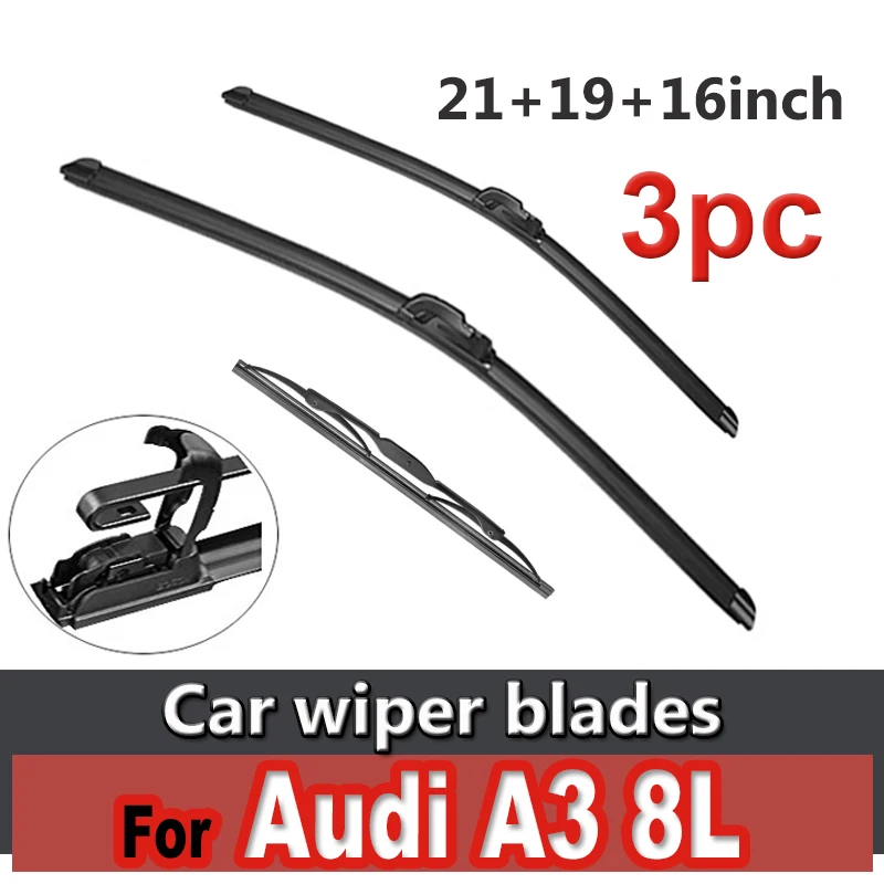 Wiper Front & Rear Wiper Blades Set Kit For Audi A3 8L 1996 - 2003 Windshield Windscreen Window 21"+19"+16"
Wiper Front & Rear Wiper Blades Set Kit For Audi A3 8L 1996 - 2003 Windshield Windscreen Window 21"+19"+16"