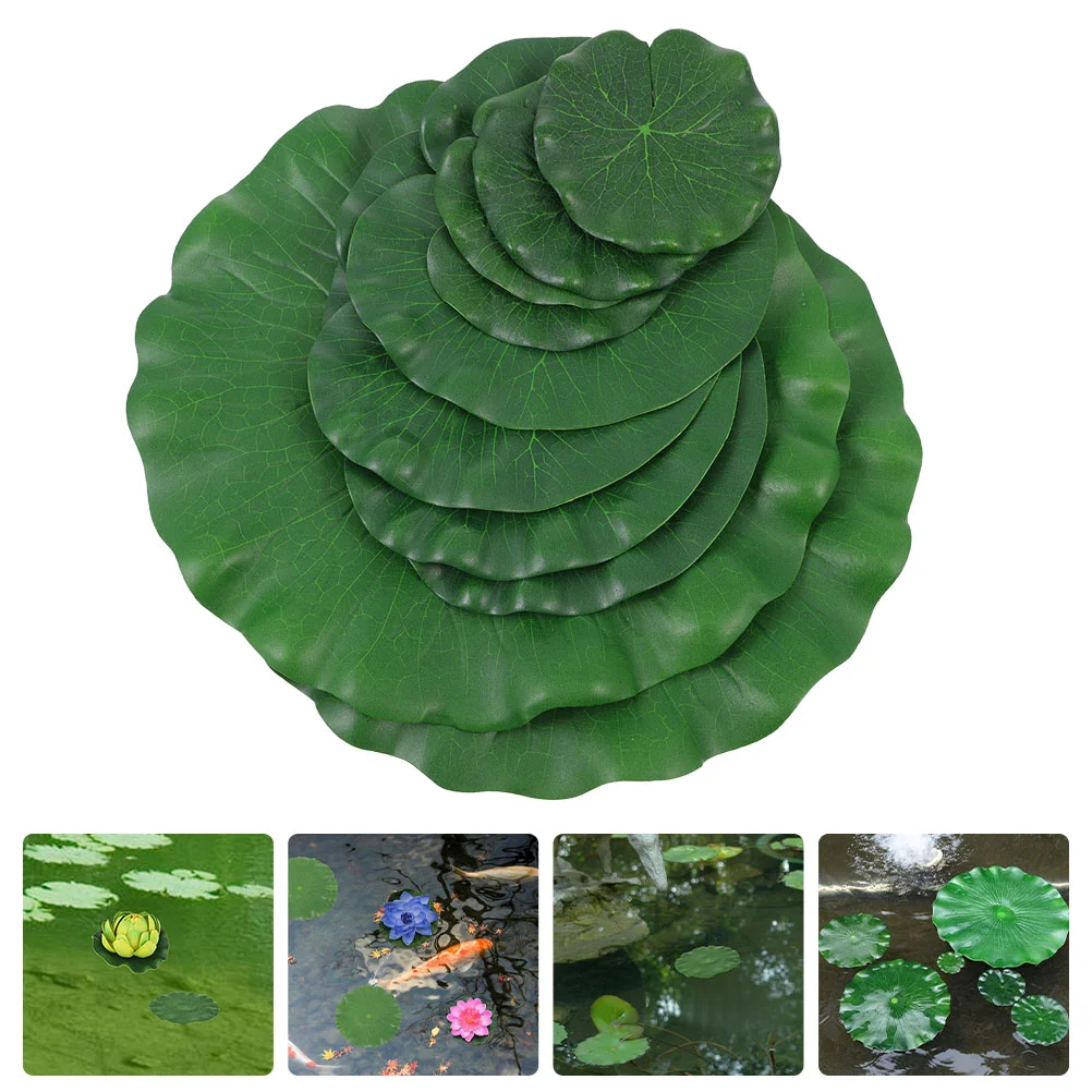 Lotus Pond Floating Leaves Lily Artificial Leaf Flowerfish Decoration Garden Fake Aquarium Pad Water Pads
Lotus Pond Floating Leaves Lily Artificial Leaf Flowerfish Decoration Garden Fake Aquarium Pad Water Pads