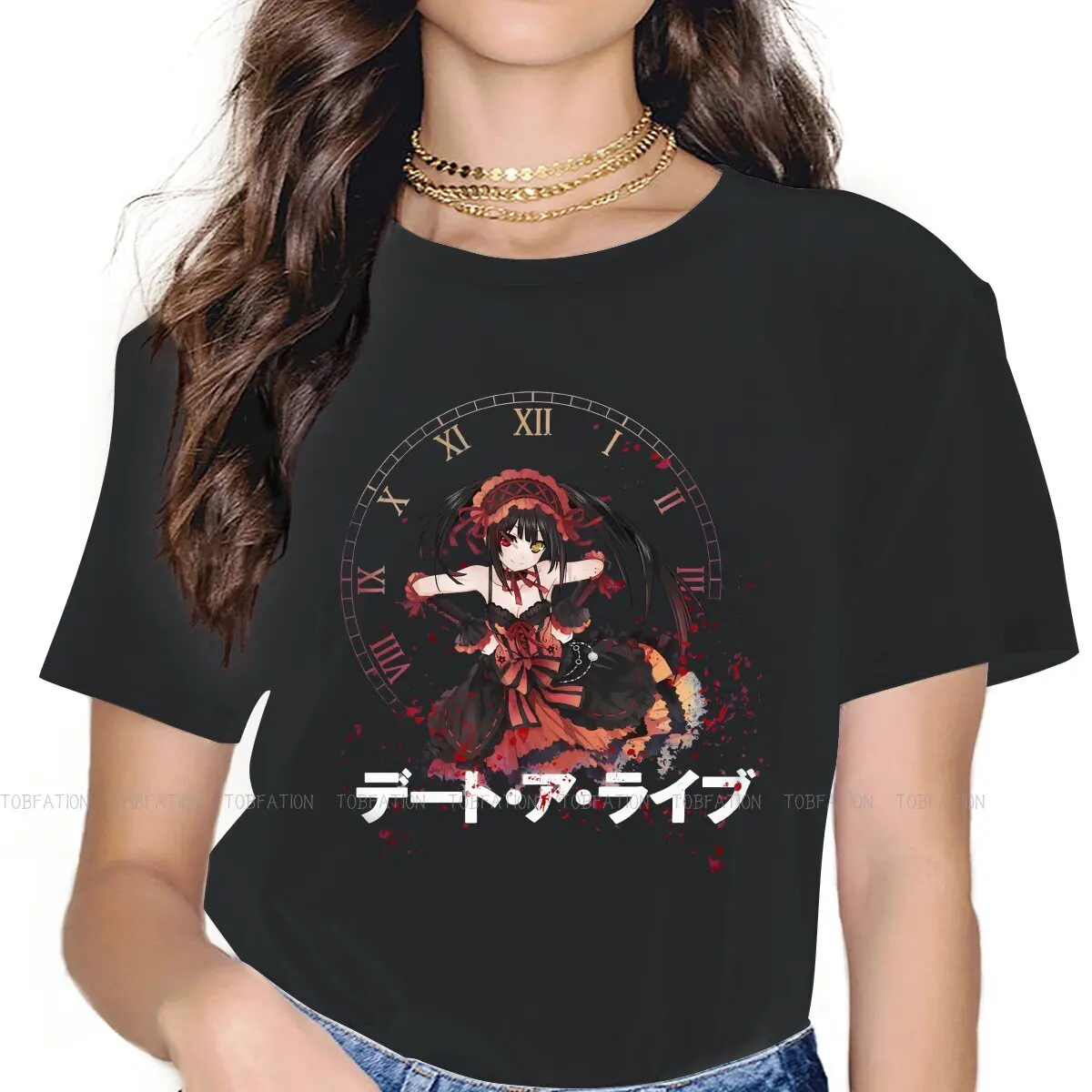 Kurumi Classic Women TShirt Date A Live Shido Itsuka Manga Girls Basic Tees Cotton Female T Shirt 4XL Humor Fashion Gift 
Kurumi Classic Women TShirt Date A Live Shido Itsuka Manga Girls Basic Tees Cotton Female T Shirt 4XL Humor Fashion Gift