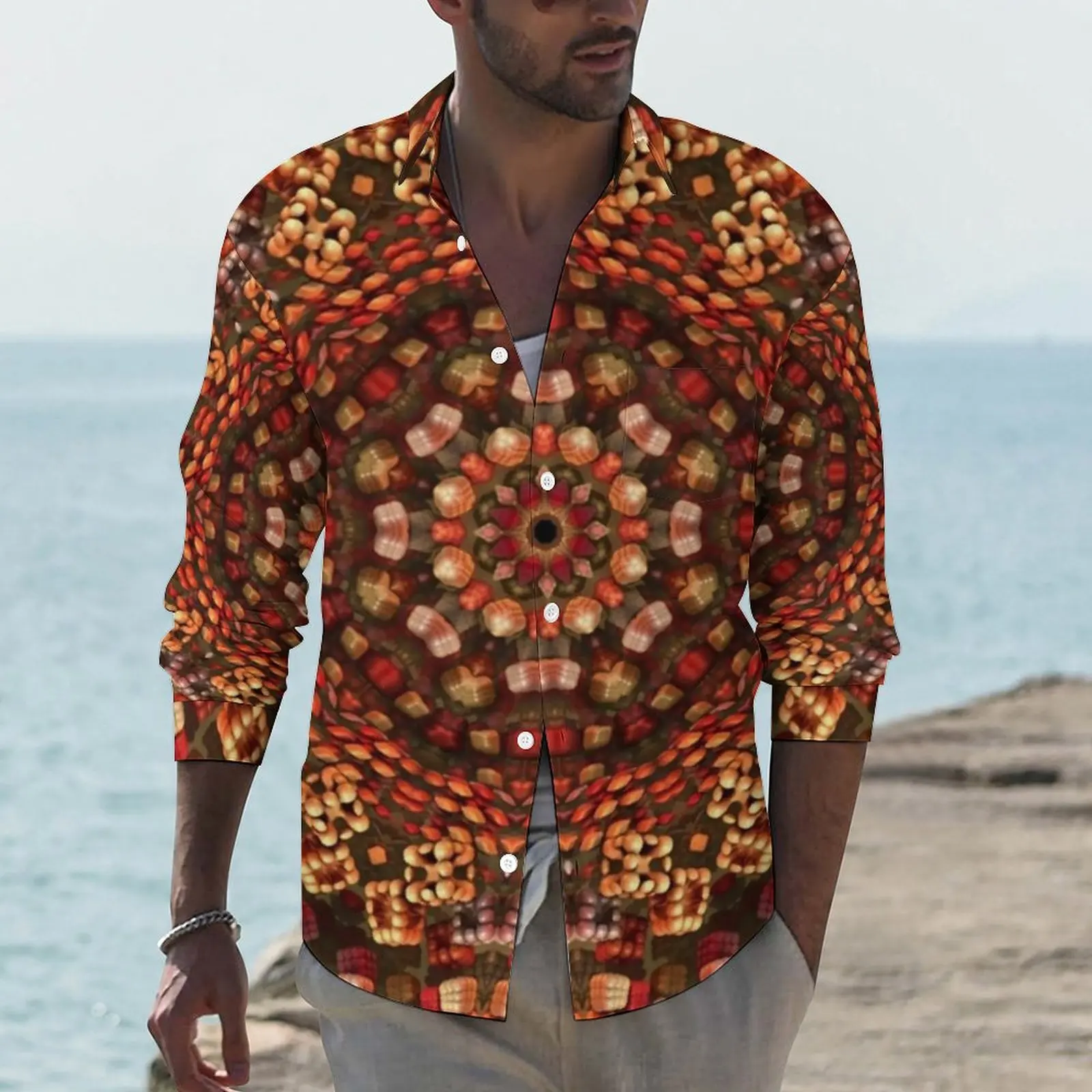 Colorful Beads Print Harajuku Casual Shirt Man Retro Mandala Shirt Autumn Loose Blouses Long Sleeve Graphic Oversize Tops
Colorful Beads Print Harajuku Casual Shirt Man Retro Mandala Shirt Autumn Loose Blouses Long Sleeve Graphic Oversize Tops