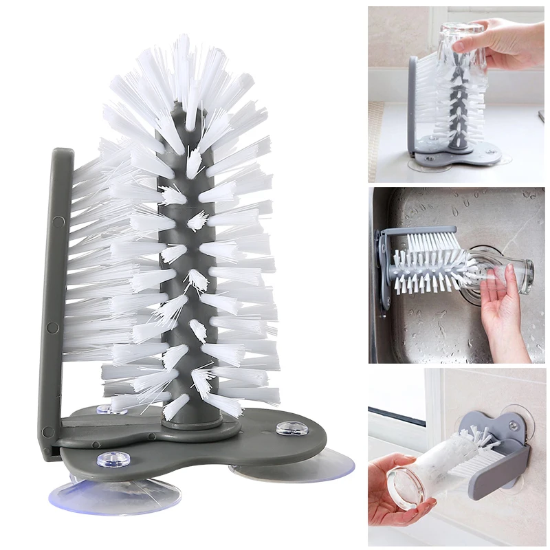 Cup Scrubber Bottles Brush Glass Cleaner Kitchen Sink Cleaning Tools Drink Mug Wineglass Suction Cup Cleaning Brush Gadgets
Cup Scrubber Bottles Brush Glass Cleaner Kitchen Sink Cleaning Tools Drink Mug Wineglass Suction Cup Cleaning Brush Gadgets