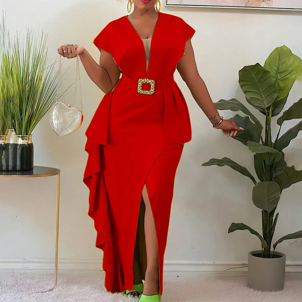 Новинка, роскошные женские вечерние элегантные платья без рукавов, облегающие Свадебные платья с разрезом на талии и оборками для дня рождения, женские высокие платья
Новинка, роскошные женские вечерние элегантные платья без рукавов, облегающие Свадебные платья с разрезом на талии и оборками для дня рождения, женские высокие платья