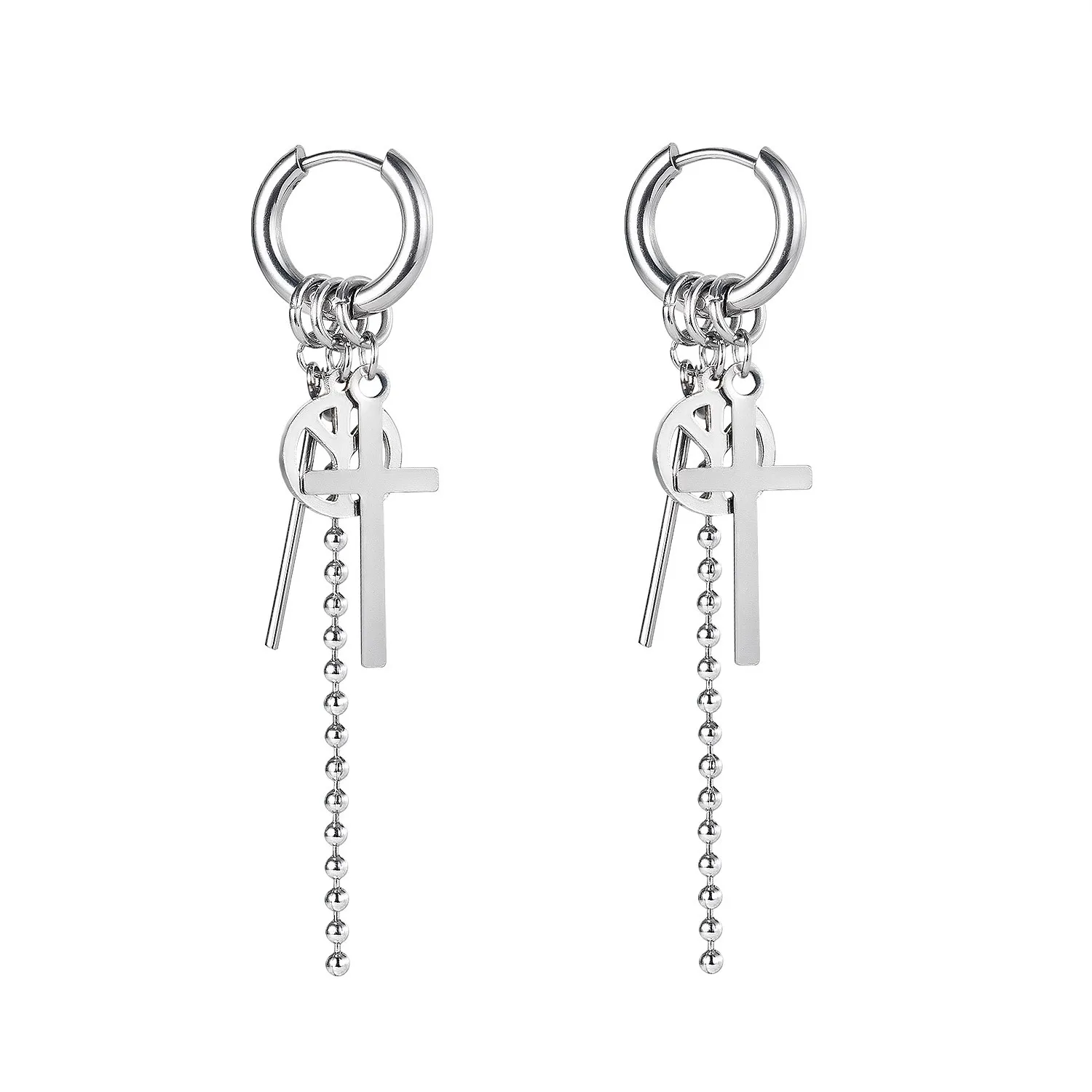 Jewelry TikTok Personality Creative Flow Su Earrings Cross Stainless Steel Stud Earrings
Jewelry TikTok Personality Creative Flow Su Earrings Cross Stainless Steel Stud Earrings