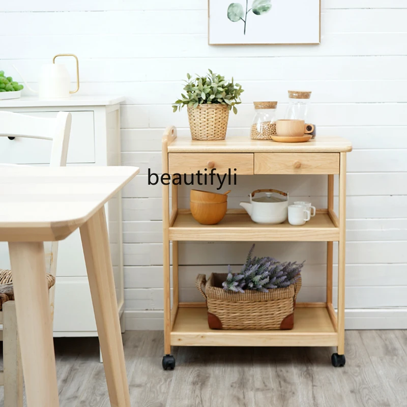 hj Solid Wood Mobile Catering Cart Household Trolley Trolley Food Delivery Van Kitchen Shelf Three-Layer
hj Solid Wood Mobile Catering Cart Household Trolley Trolley Food Delivery Van Kitchen Shelf Three-Layer