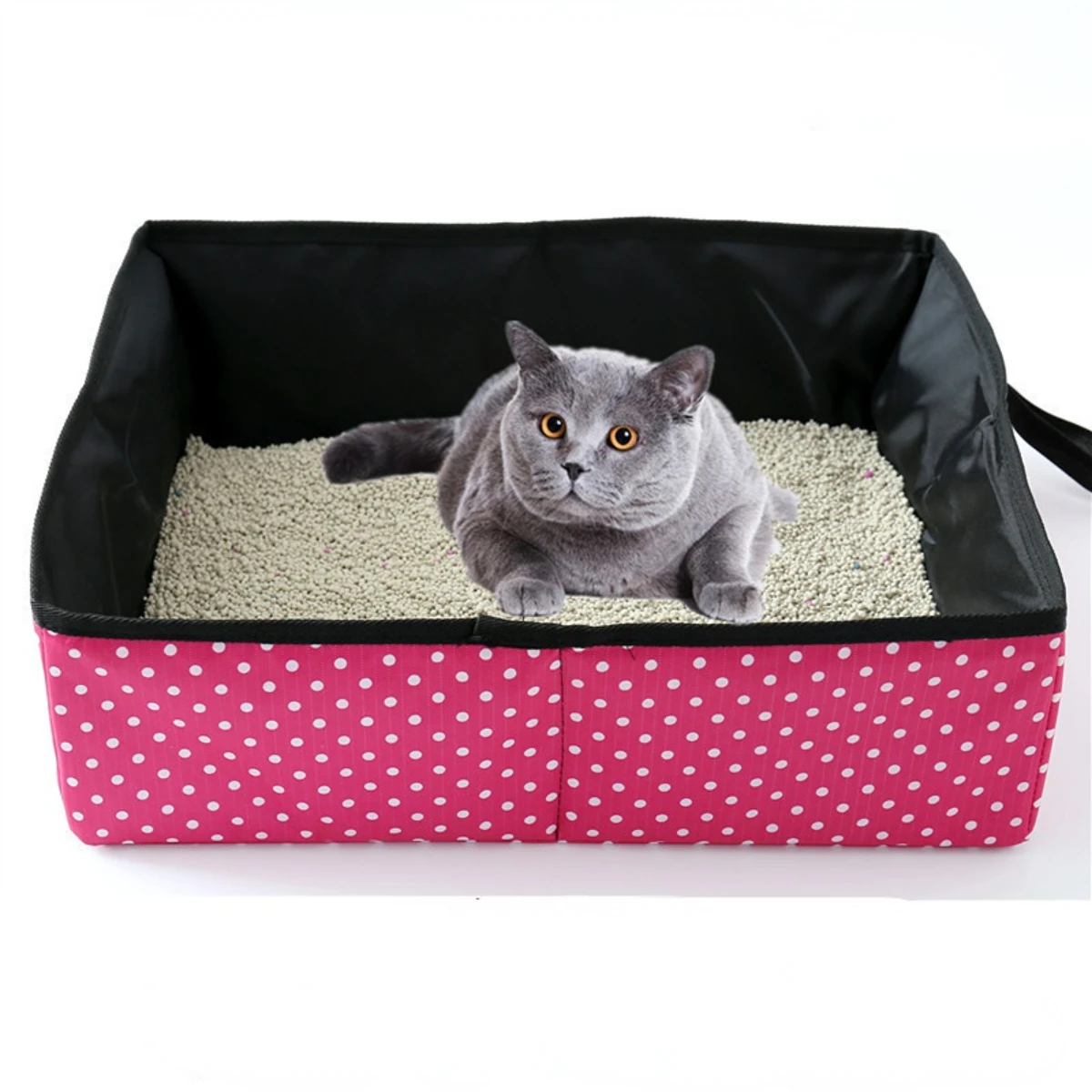 ZOOBERS Cat Litter Tray Foldable Cat Litter Tray Portable Waterproof Pet Litter Tray Cat Litter Box Easy to Clean
ZOOBERS Cat Litter Tray Foldable Cat Litter Tray Portable Waterproof Pet Litter Tray Cat Litter Box Easy to Clean