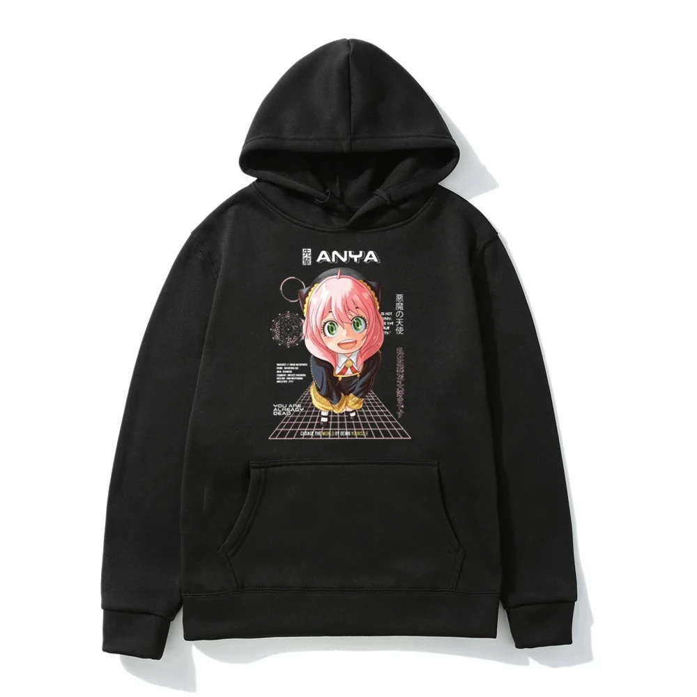 Harajuku Spy X Family Anya Smug Print Hoodie Women Goth Clothes Pullover Streetwear Grunge Wear Khak Sweatshirts Hoodies Unisex
Harajuku Spy X Family Anya Smug Print Hoodie Women Goth Clothes Pullover Streetwear Grunge Wear Khak Sweatshirts Hoodies Unisex