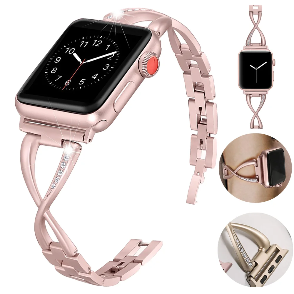Металлический ремешок для apple watch, браслет 44 мм 40 мм 42 мм 38 мм, браслет из нержавеющей стали, женские бриллианты, наручные часы iwatch серии 3 4 5 se 6
Металлический ремешок для apple watch, браслет 44 мм 40 мм 42 мм 38 мм, браслет из нержавеющей стали, женские бриллианты, наручные часы iwatch серии 3 4 5 se 6