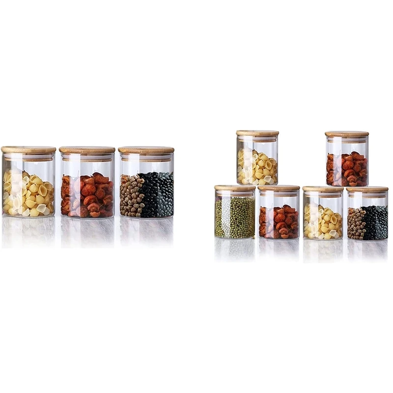 Glass Jars With Lids, Kitchen Storage Containers For Storing Tea, Coffee, Food Storage Jars With Bamboo Lid
Glass Jars With Lids, Kitchen Storage Containers For Storing Tea, Coffee, Food Storage Jars With Bamboo Lid