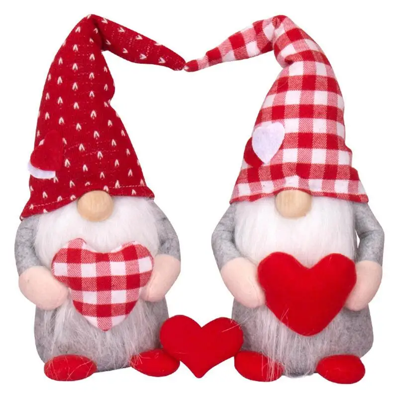 2pcs Valentine's Day Faceless Gnomes Plush Doll Vintage Indoor Party Favor Table Decor Thoughtful Festival Gifts For Beloved
2pcs Valentine's Day Faceless Gnomes Plush Doll Vintage Indoor Party Favor Table Decor Thoughtful Festival Gifts For Beloved