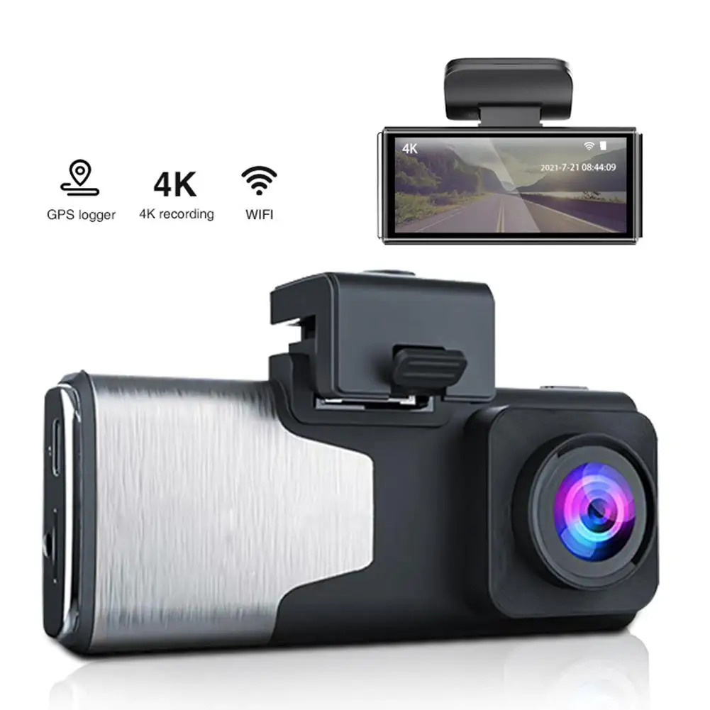 Видеорегистратор 4k с двойным объективом, записывающая камера спереди и сзади, с ночным видением, парковочным монитором, Wi-Fi, Gps, функцией воспроизведения трека
Видеорегистратор 4k с двойным объективом, записывающая камера спереди и сзади, с ночным видением, парковочным монитором, Wi-Fi, Gps, функцией воспроизведения трека