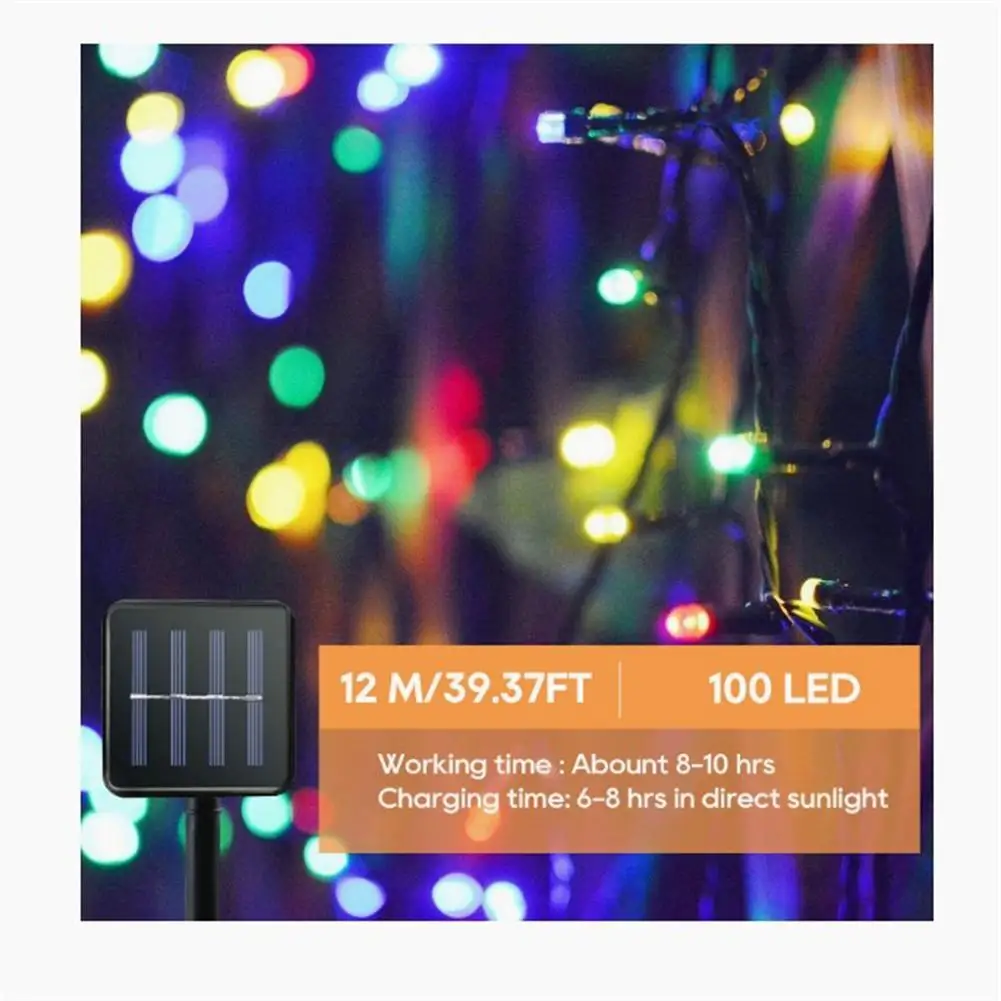 100 Led Solar String Lights Outdoor Crystal Lights Fairy Decorative Lamp Meteor shower lights For Christmas Birthday Party
100 Led Solar String Lights Outdoor Crystal Lights Fairy Decorative Lamp Meteor shower lights For Christmas Birthday Party